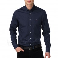 Tommy Hilfiger Granatowa Koszula meska stretch